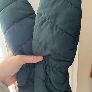 Dark Green WARM Winter Mittens !